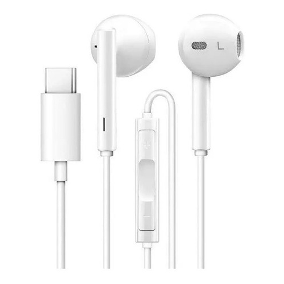 Audifonos Estilo iPhone Para Celulares Usb Tipo C Excelente Calidad 1