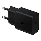 Adaptador Cargador 25W Carga Super Rapida Para Samsung Usb- C A C  Negro 1