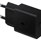 Adaptador Cargador 25W Carga Super Rapida Para Samsung Usb- C A C  Negro Alternativo - Miniatura 1