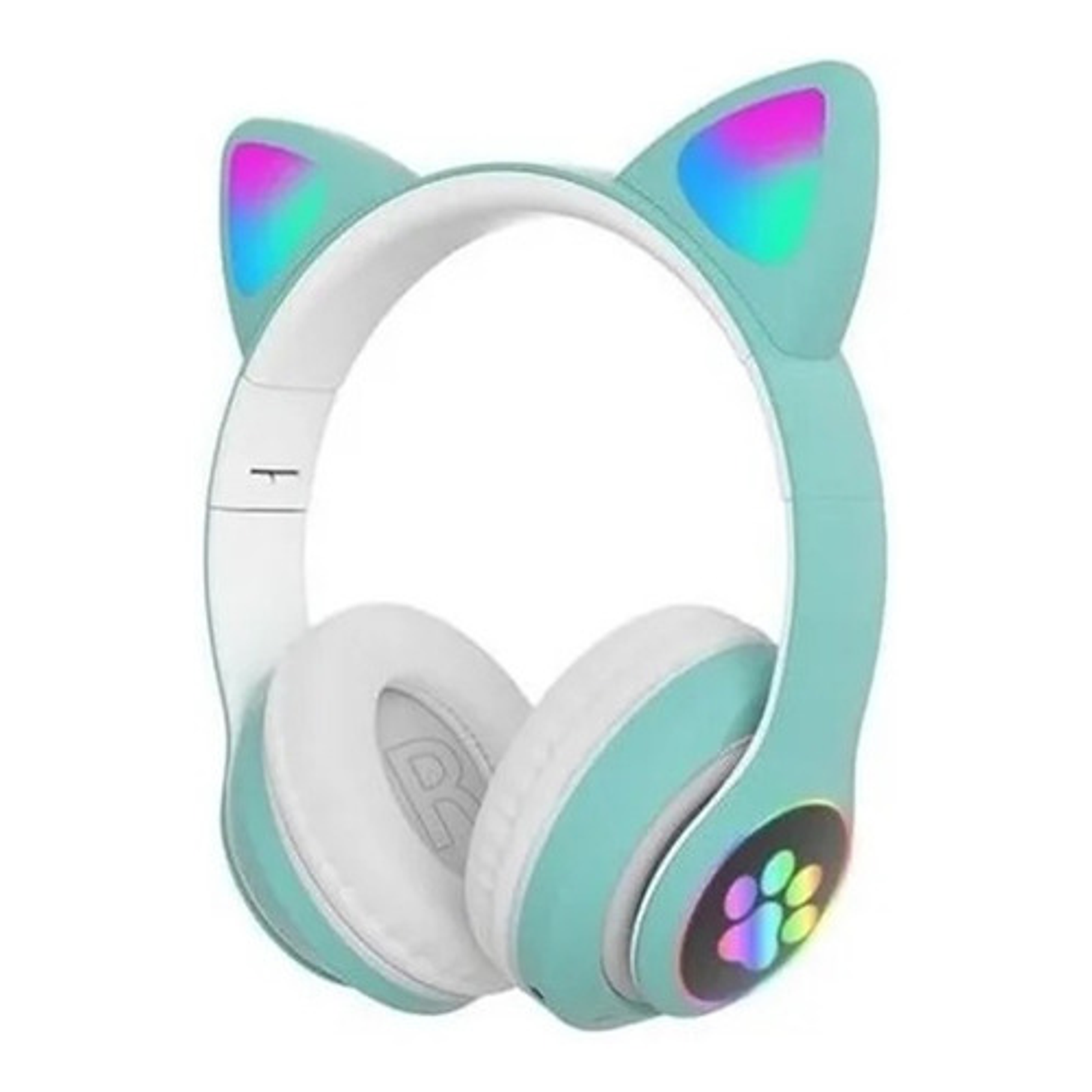 Audífonos Inalámbricos Cat Verde Gato Luces Rgb 1