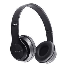 Audifonos Bluetooth Recargable Lector Msd Radio Fm