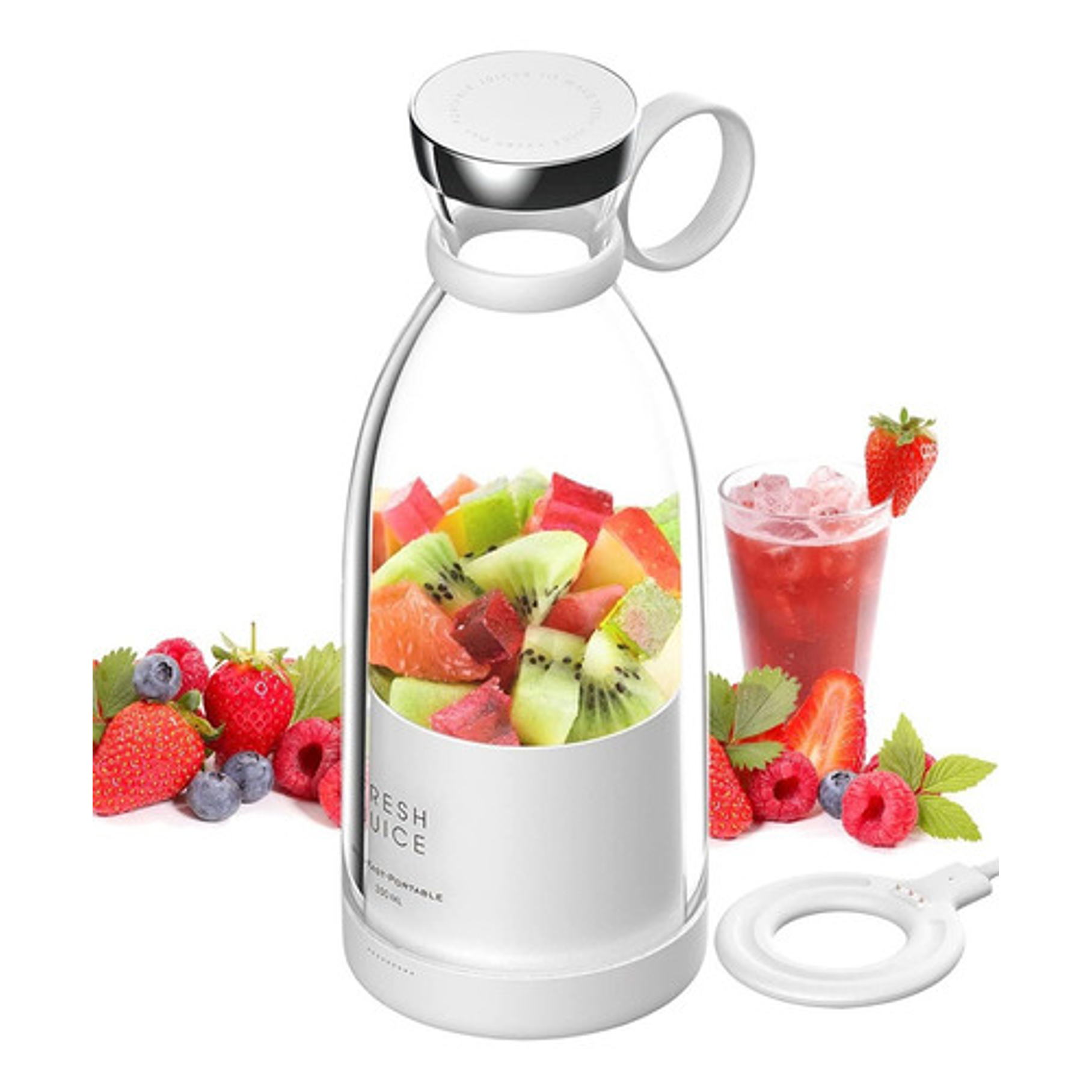 Juguera Personal Licuadora Botella Licuadora Portatil 420ml 1