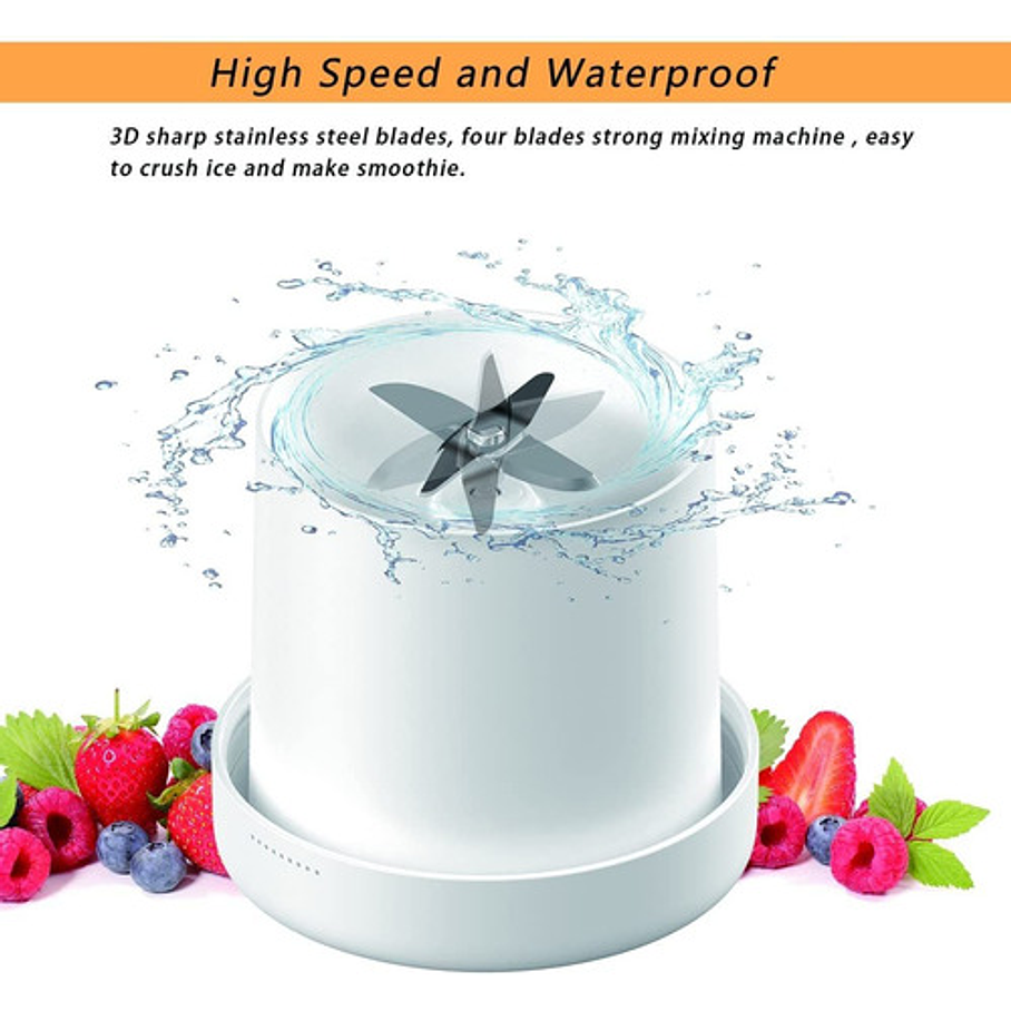 Juguera Personal Licuadora Botella Licuadora Portatil 420ml 2