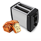 Tostador De Pan Eléctrico De Acero Inoxidable Dos Rebanadas  - Miniatura 3