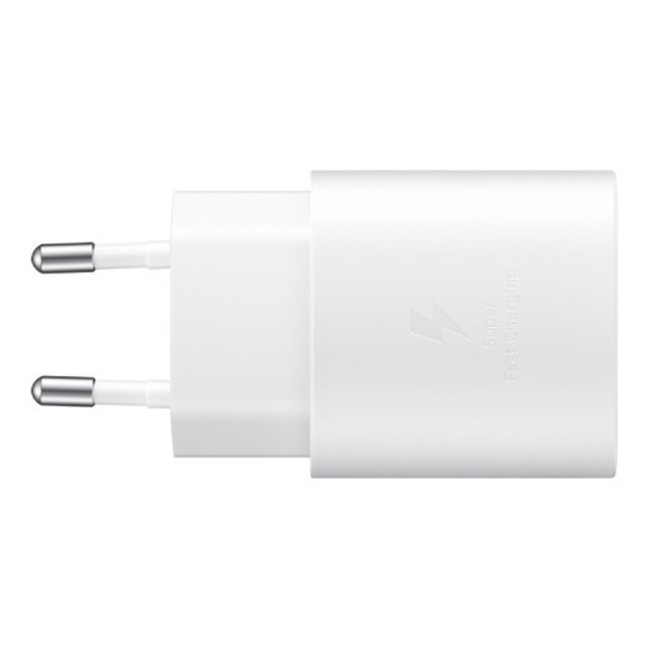 Cargador Samsung Usb C 25W  De Pared Carga Super Rápida Blanco  3