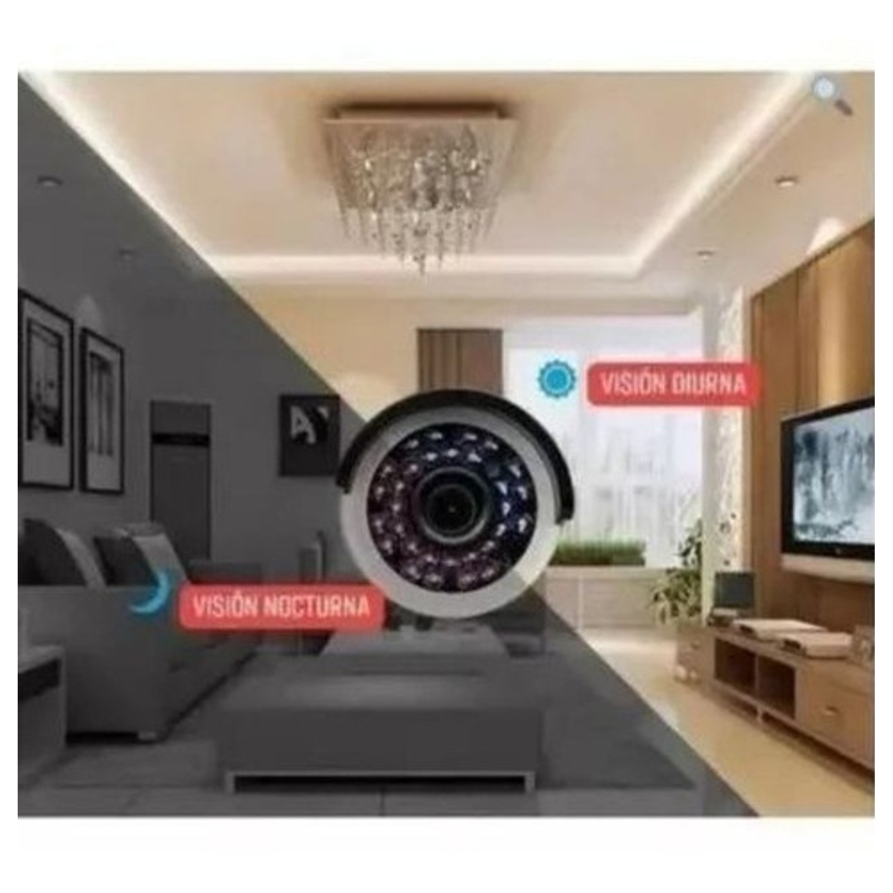 Kit Cctv Con 4 Cámaras De Seguridad Mas Dvr 1080p Full Hd 3