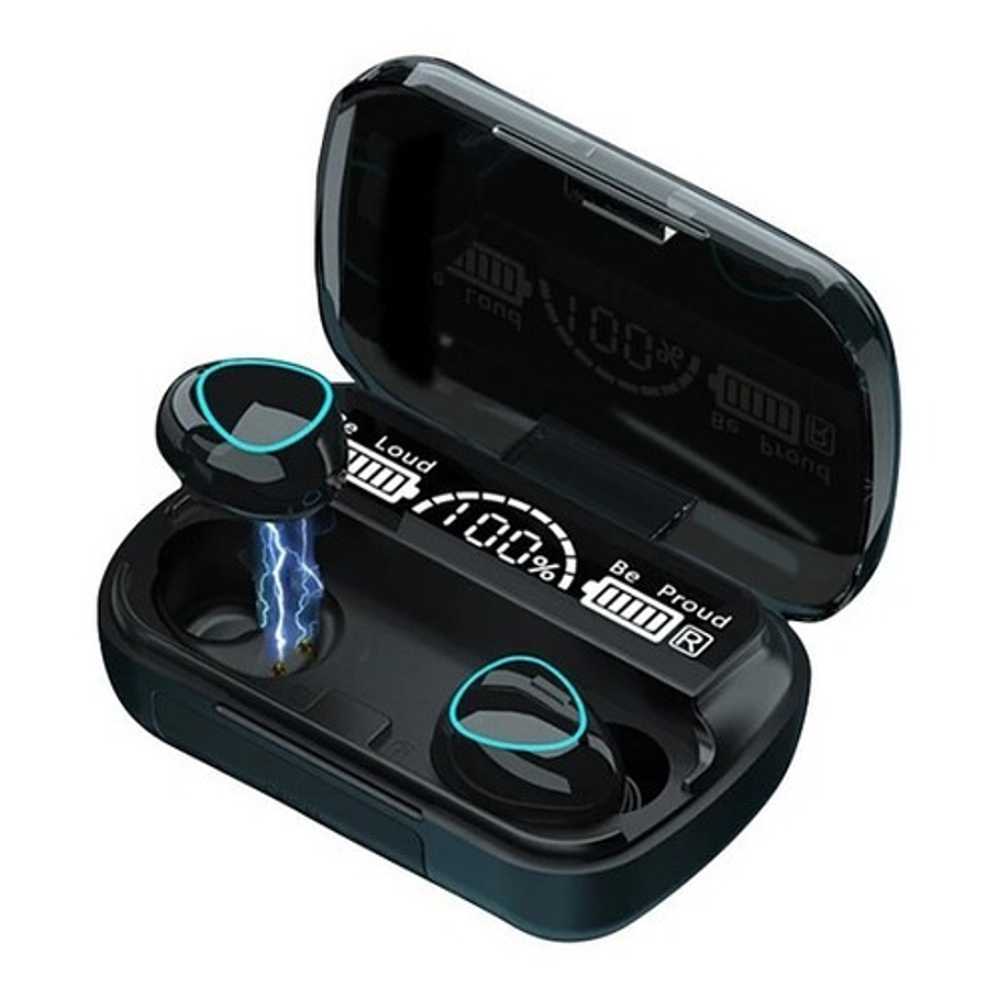 Audífonos Inalámbricos Bluetooth M10 Powerbank 2000 1
