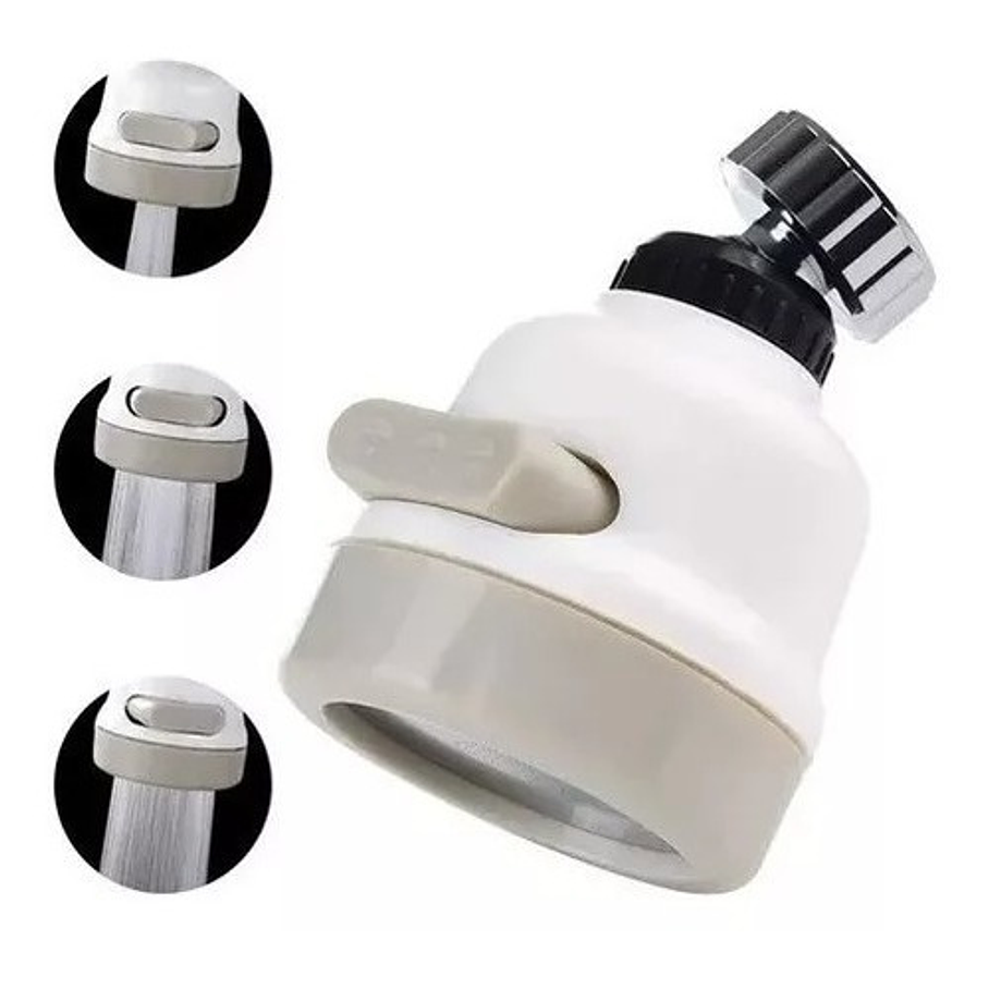 Adaptador Grifo Lavaplato Giratorio Pasador De Agua 1