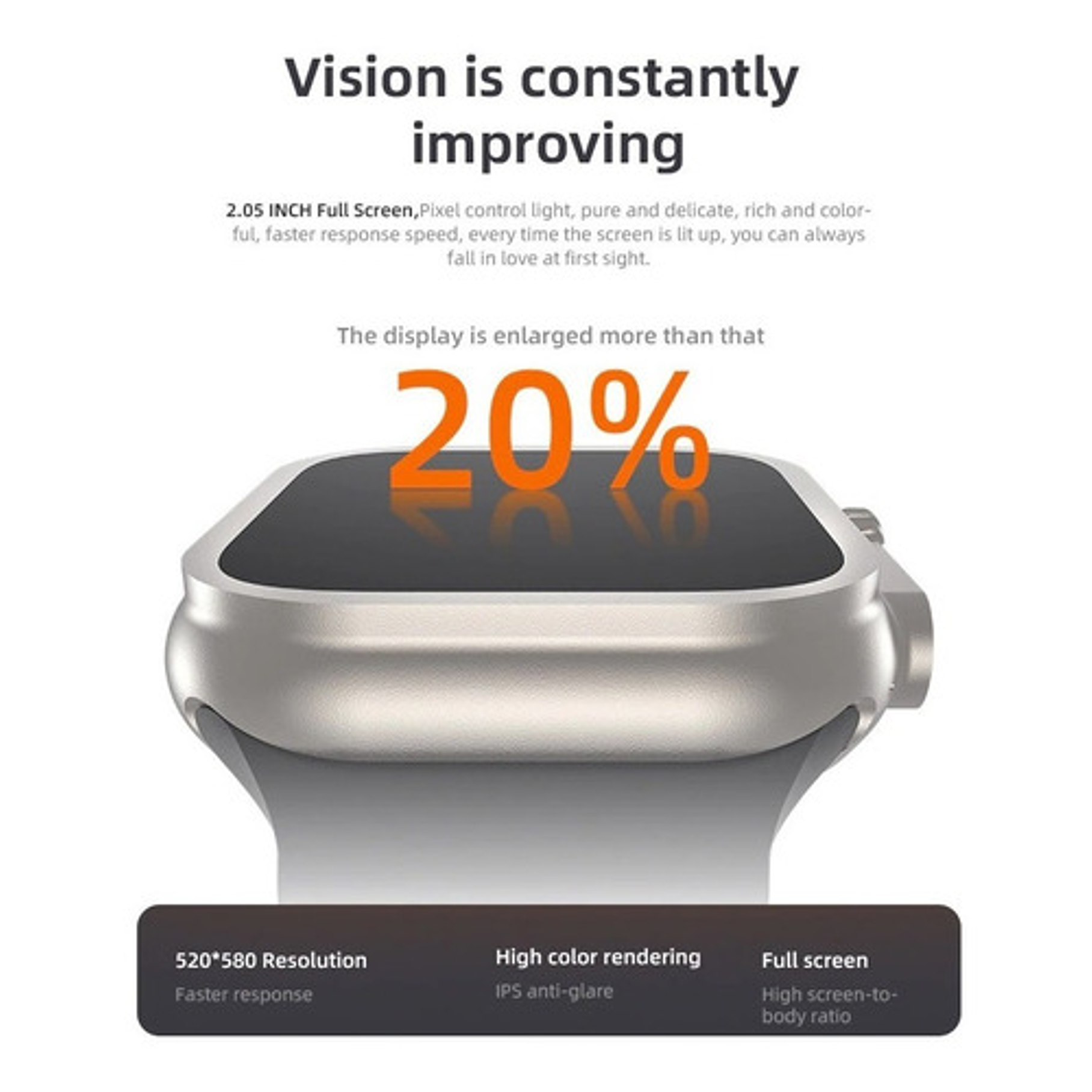 Reloj Smartwatch Serie 8 Ultra Llamada Juego Notificaciones Qs8  6