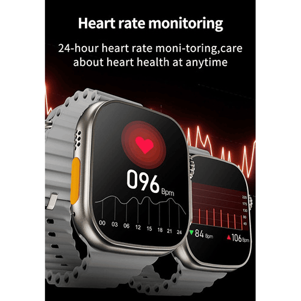 Reloj Smartwatch Serie 8 Ultra Llamada Juego Notificaciones Qs8  7