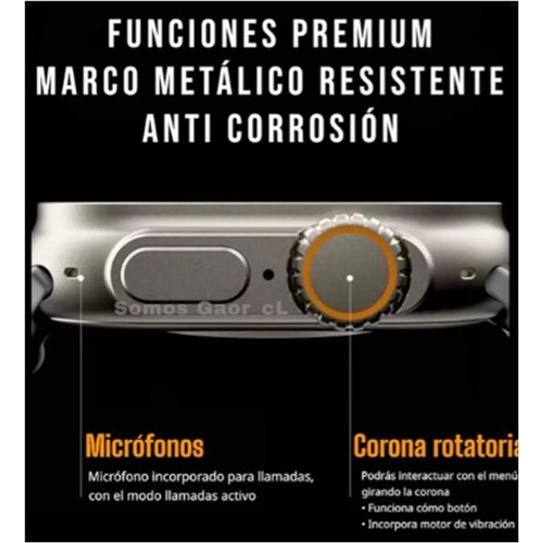 Reloj Smartwatch Serie 8 Ultra Llamada Juego Notificaciones Qs8  17