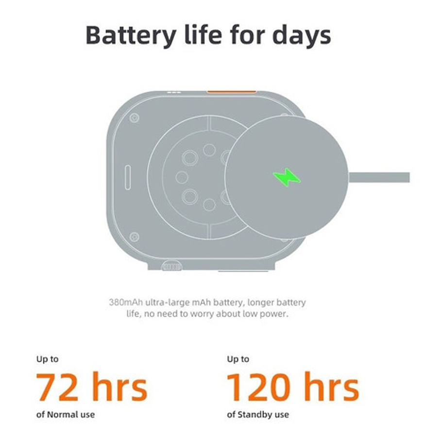 Reloj Smartwatch Serie 8 Ultra Llamada Juego Notificaciones Qs8  23