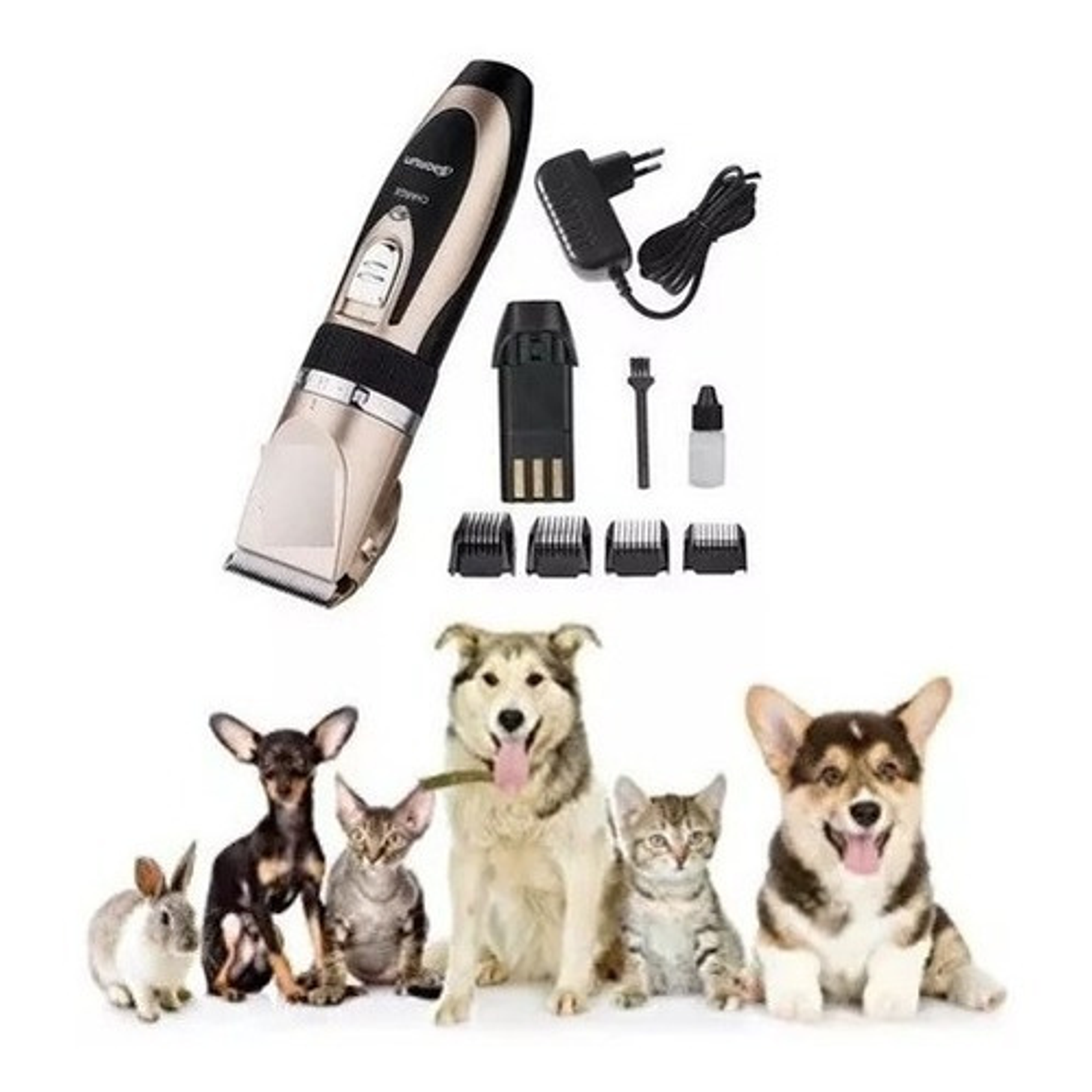 Maquina Cortar Pelo Perros Cortadora Canina Accesorios 3