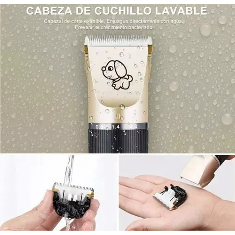 Maquina Cortar Pelo Perros Cortadora Canina Accesorios 4
