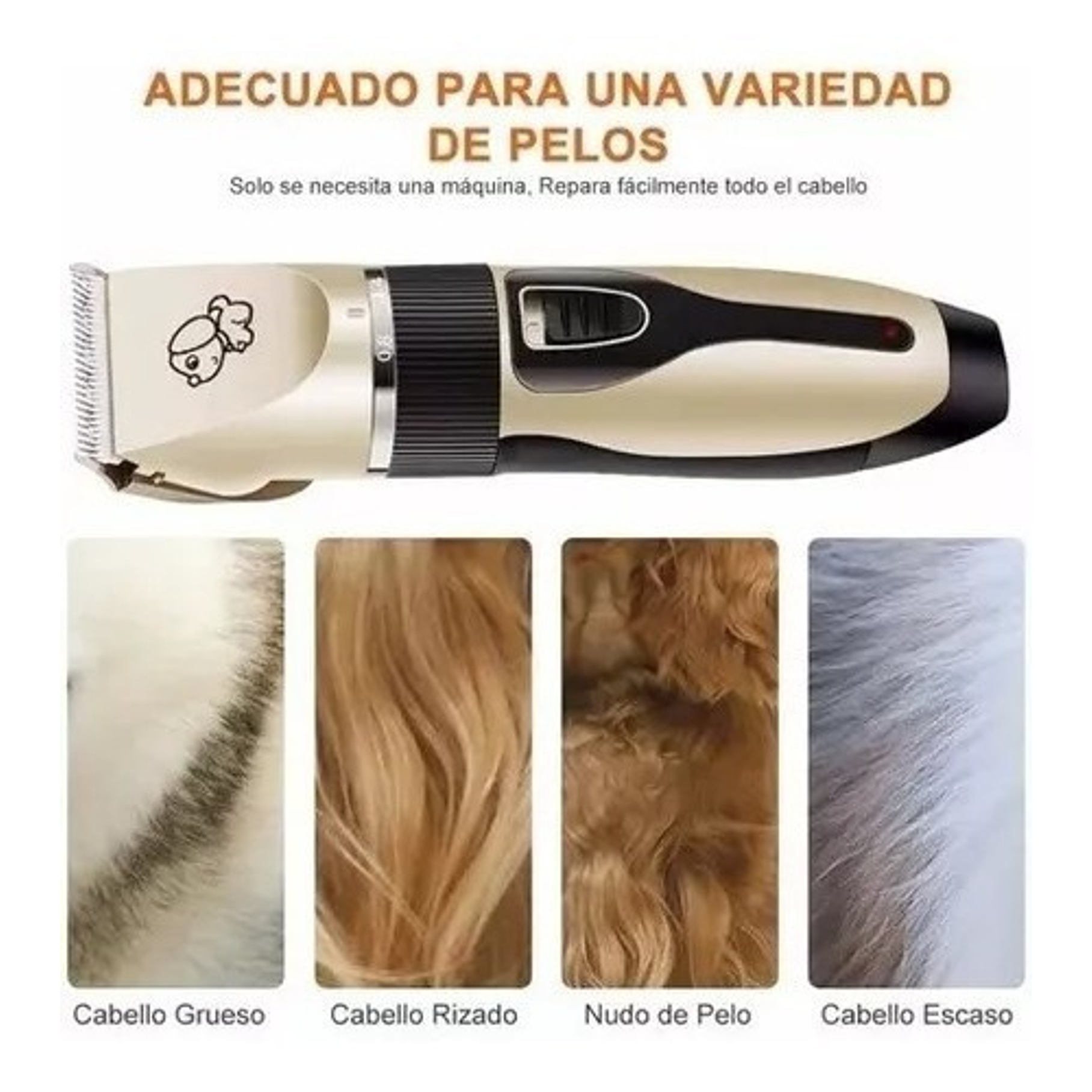 Maquina Cortar Pelo Perros Cortadora Canina Accesorios 5