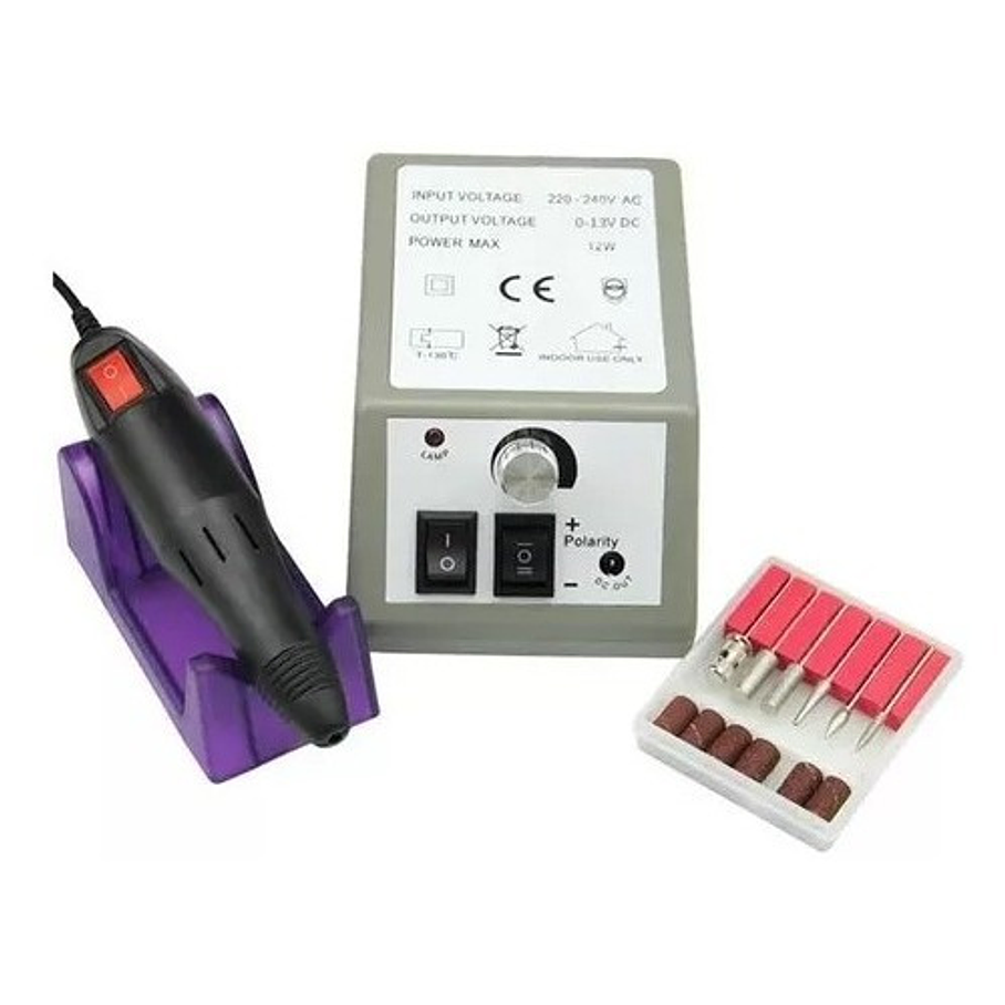 Set Torno Profesional Para Uñas Manicure Pedicure 1