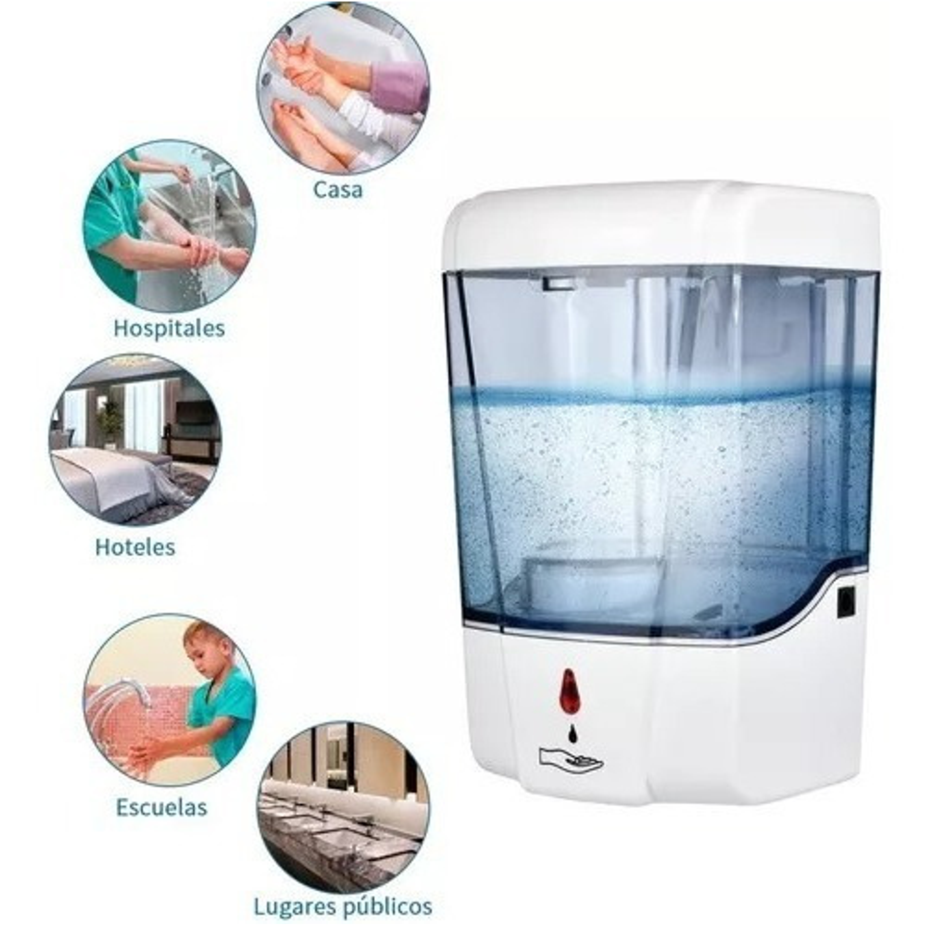 Dispensador Electrico Sin Contacto De Jabón O Alcohol Gel  3