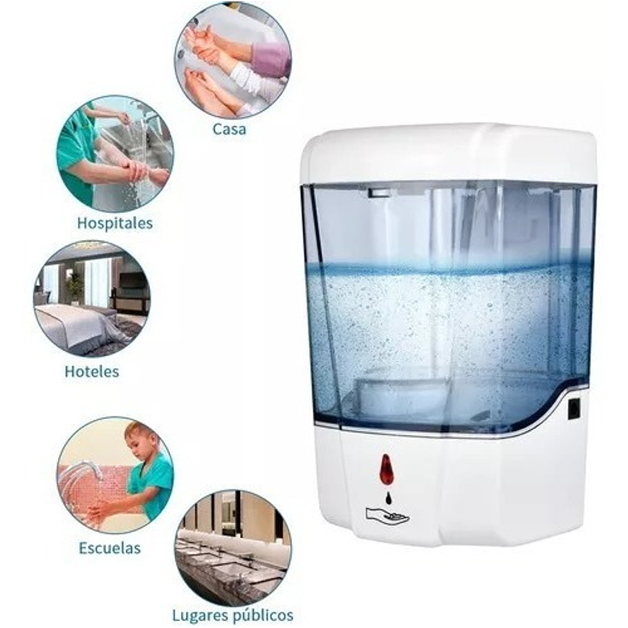 Dispensador Electrico Sin Contacto De Jabón O Alcohol Gel  3