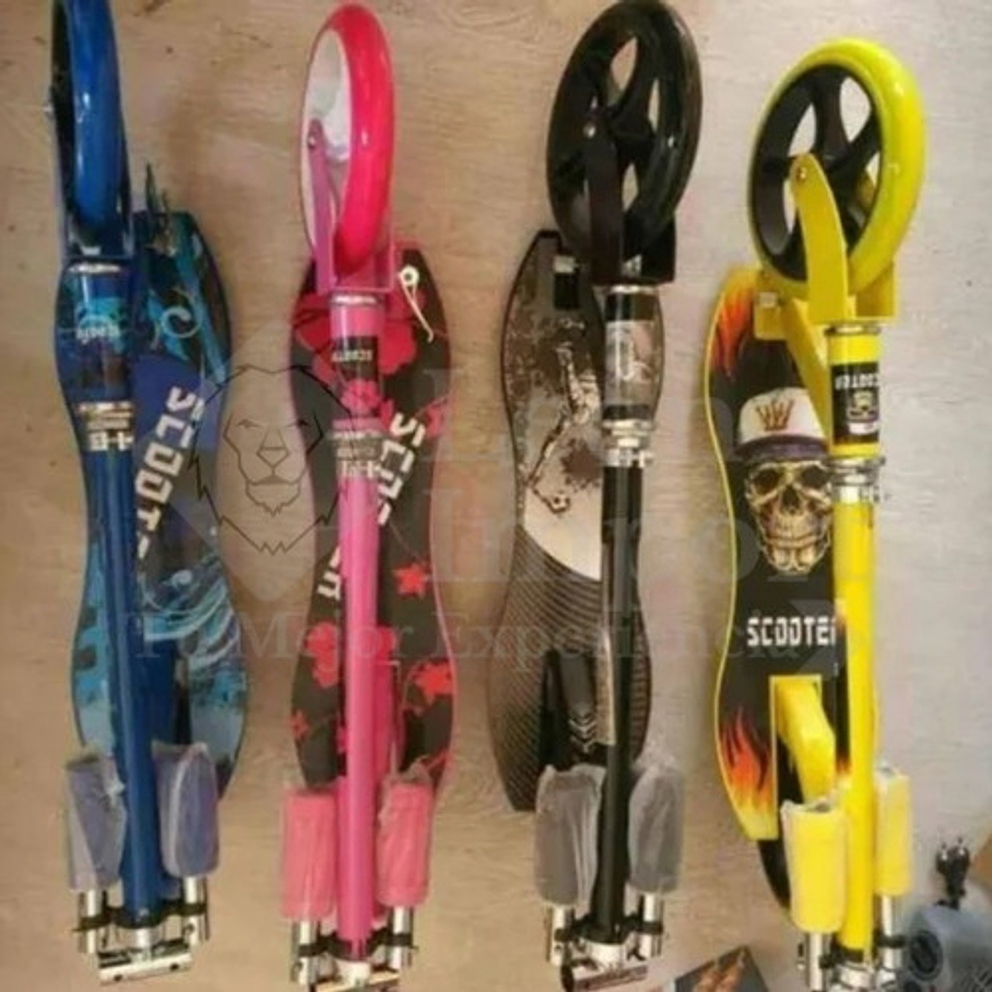 Scooter Metálico Edad 8 A 17 Resistente Ajustable Unisex 24