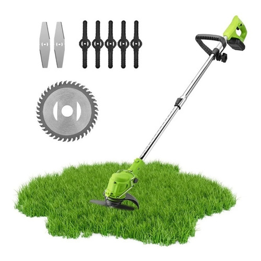 Cortadora De Pasto Inalámbrica Baterias Y Accesorios 1