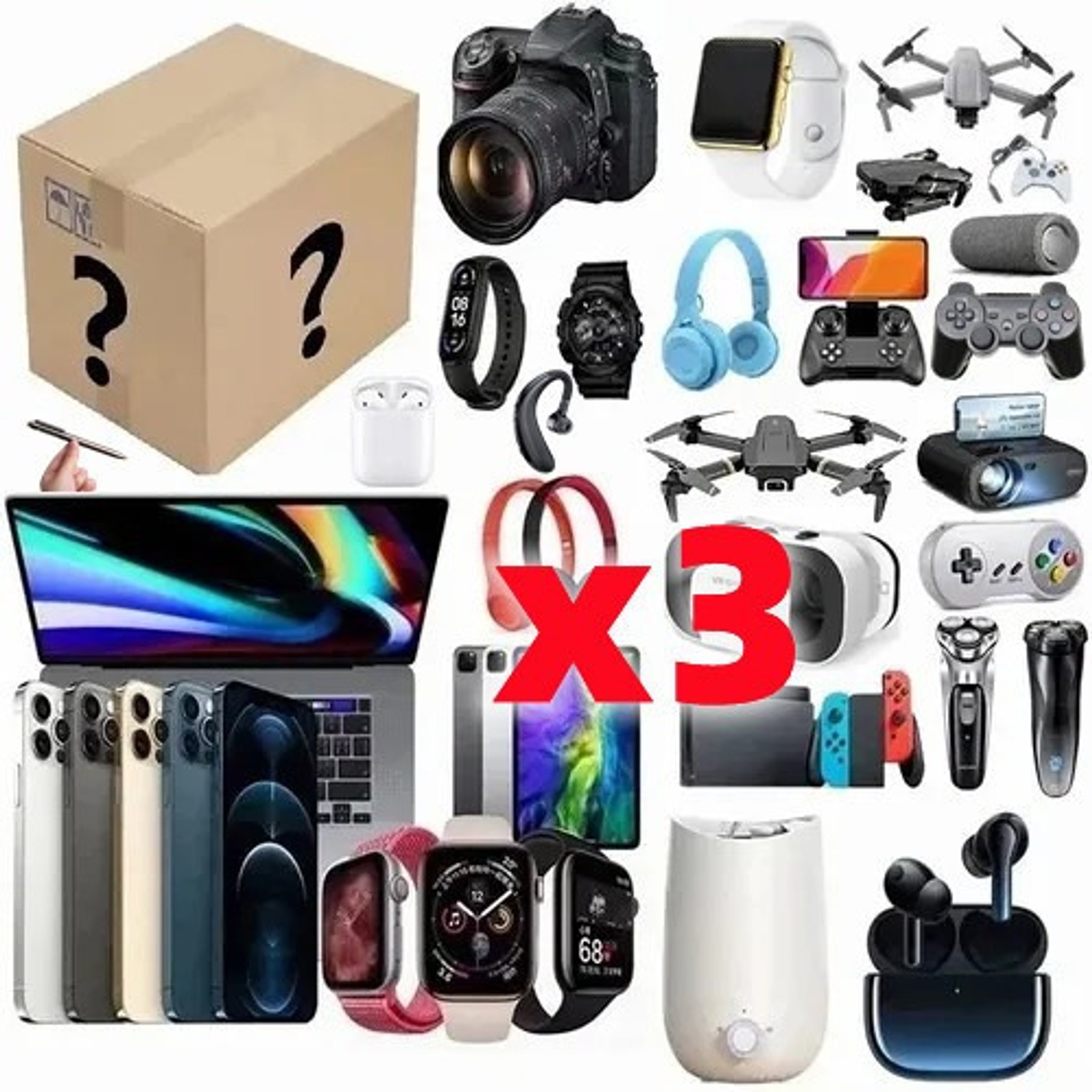 Caja Sorpresa Caja de Misterio De Mistery Box Electronicos 1