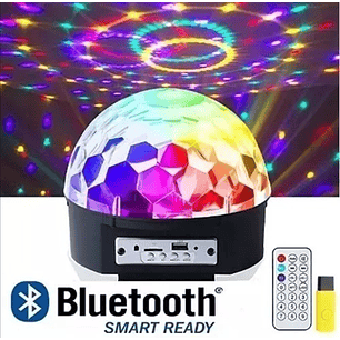 Reproductor Mp3 Bola Mágica De Luz Led Bluetooth