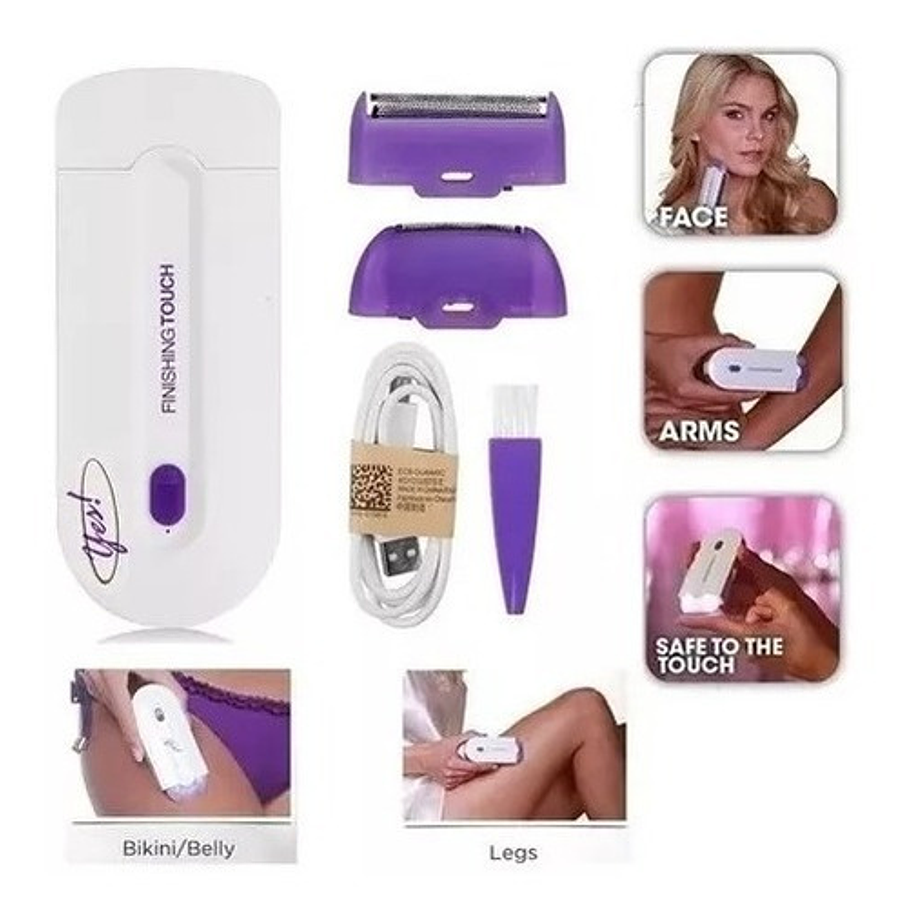 Depiladora Mujer Con Sensor Luz Láser Removedor Recortadora  1