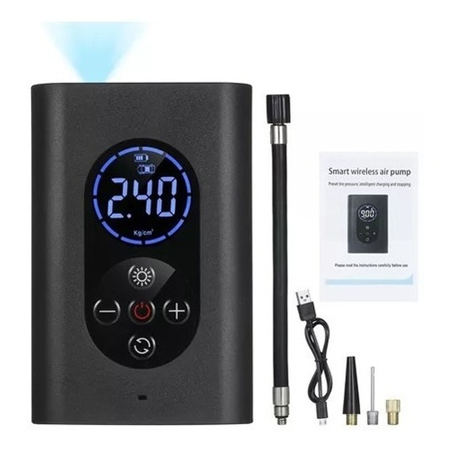 Compresor De Aire Bomba Aire Neumático Portátil Auto moto 1