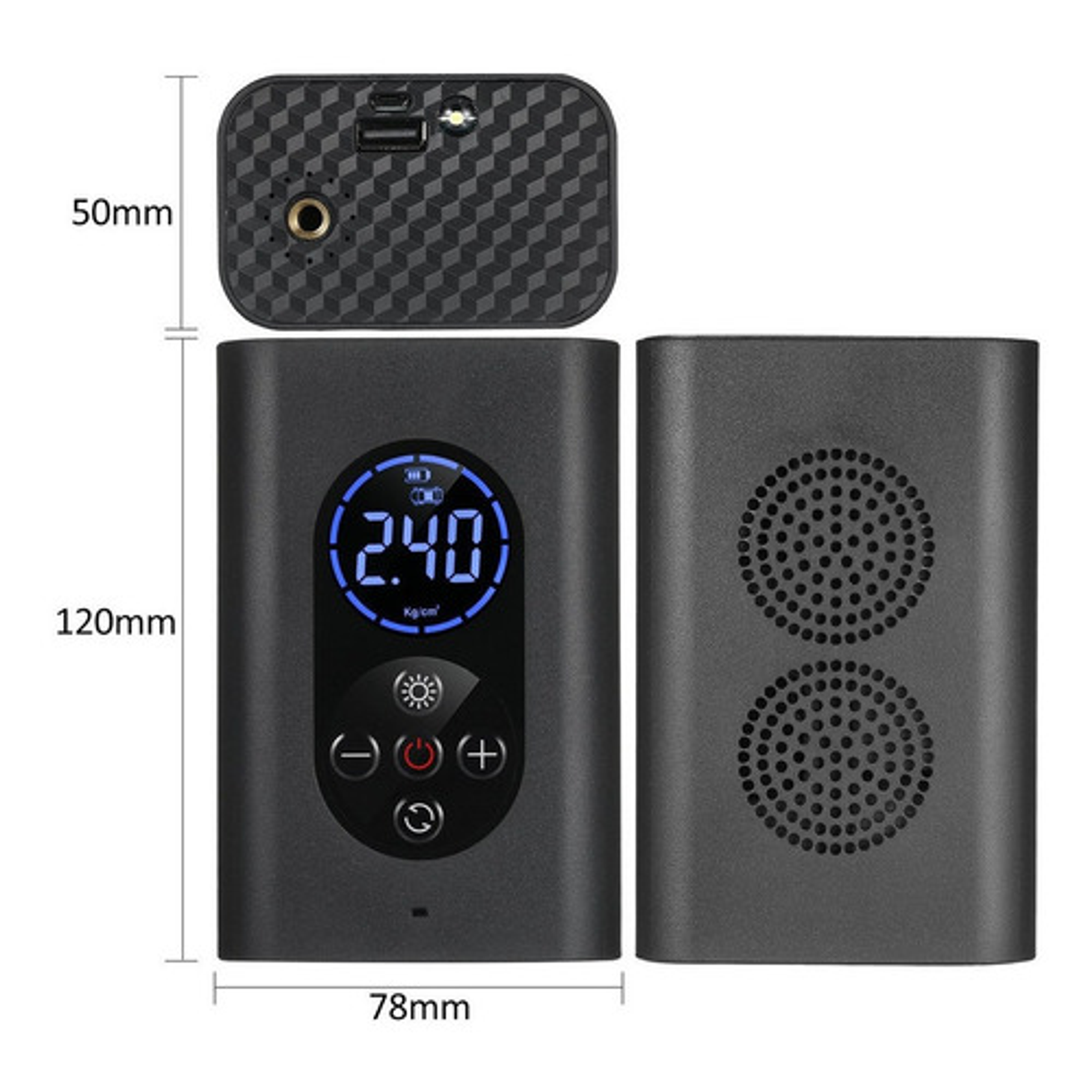 Compresor De Aire Bomba Aire Neumático Portátil Auto moto 2