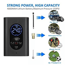 Compresor De Aire Bomba Aire Neumático Portátil Auto moto 4