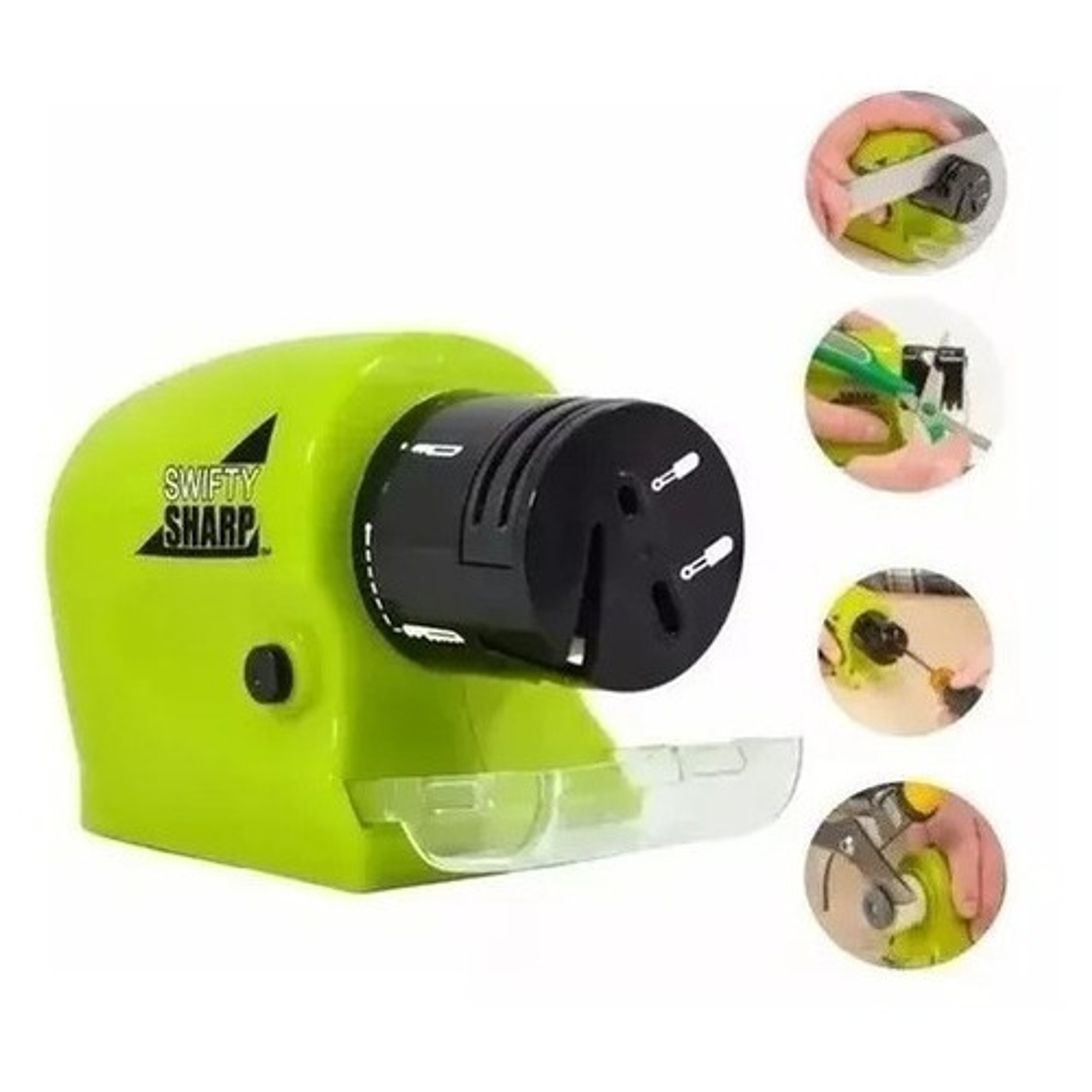 Afilador Cuchillos Tijeras Eléctrico A Pilas Fácil Y Rápido 1