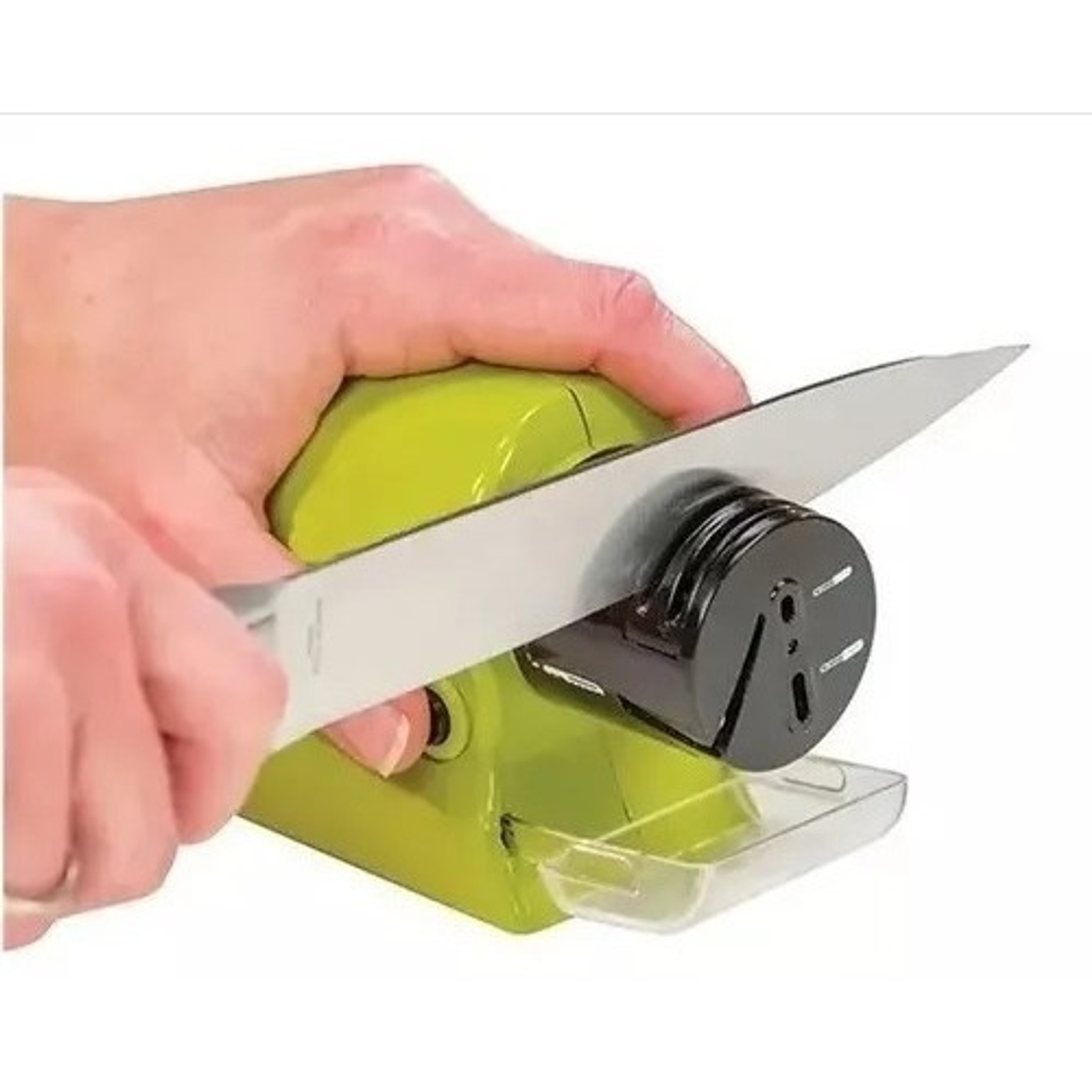 Afilador Cuchillos Tijeras Eléctrico A Pilas Fácil Y Rápido 2