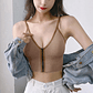 Crop Top Sujetador Con Cremallera Brasier Top Deportivo  - Miniatura 14