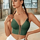 Crop Top Sujetador Con Cremallera Brasier Top Deportivo  - Miniatura 21