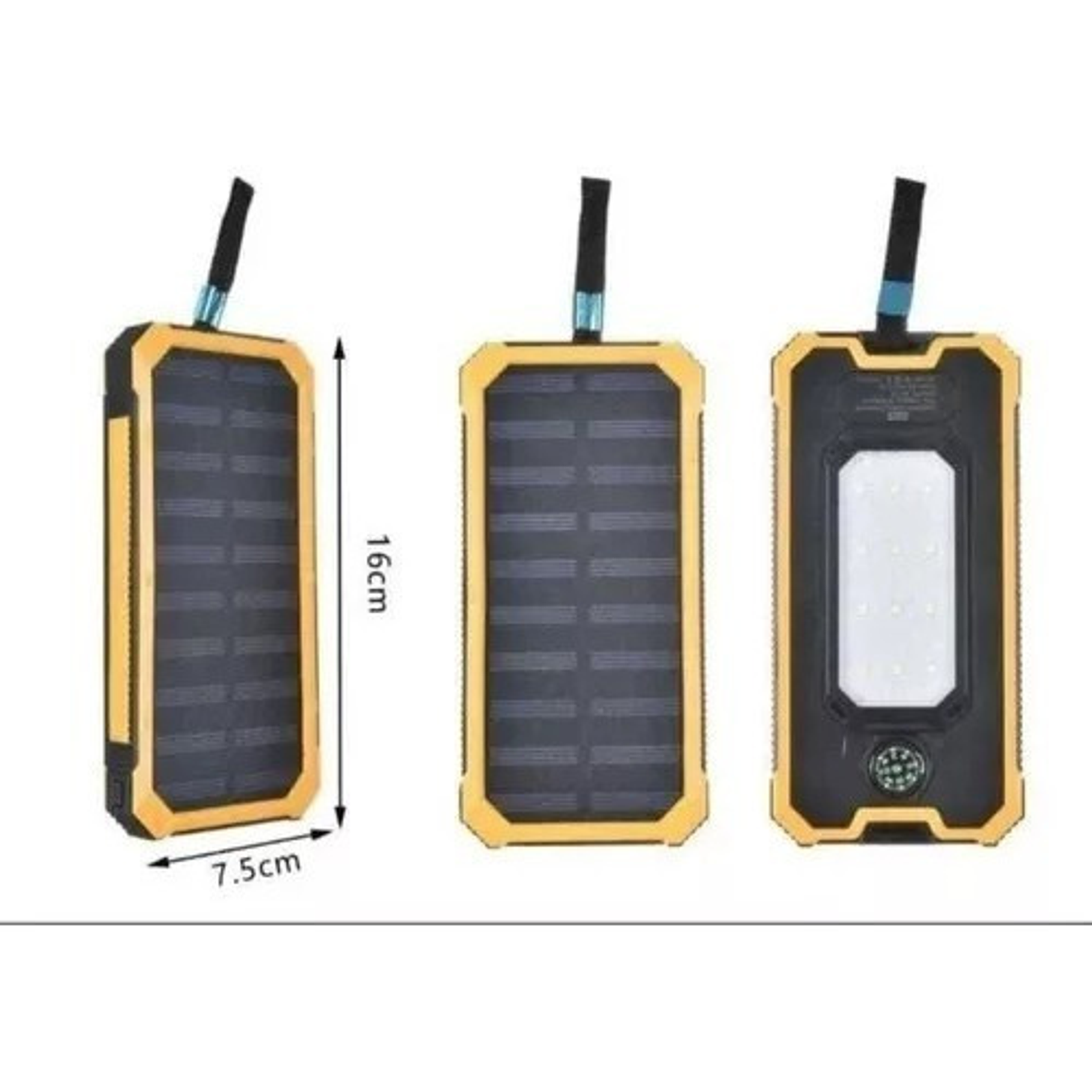 Cargador Portátil Bateria Solar Brújula Aventura 1