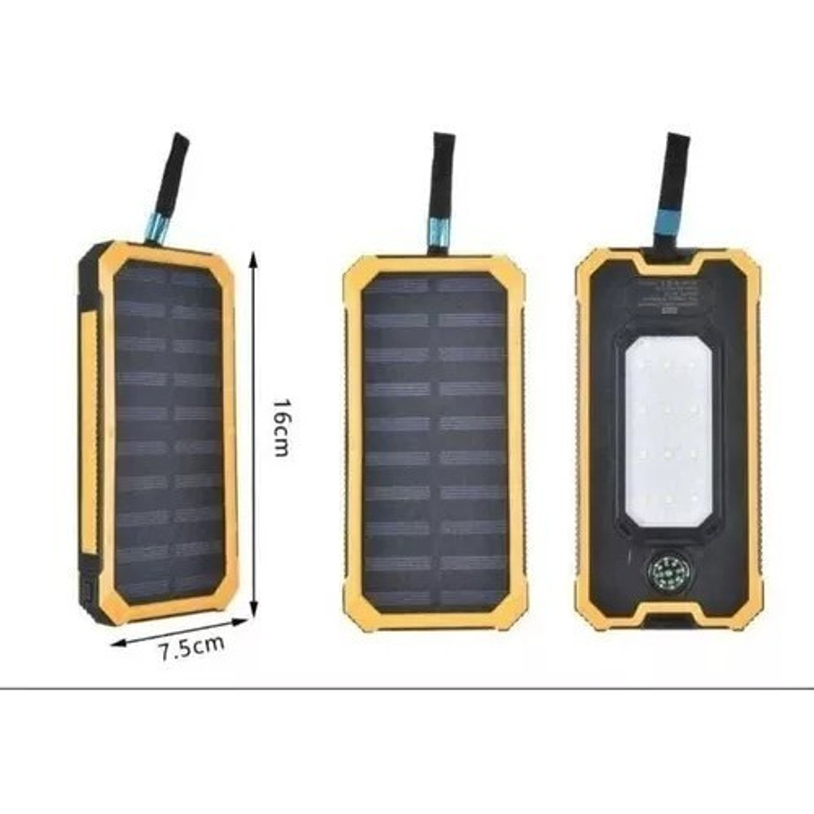 Cargador Portátil Bateria Solar Brújula Aventura 1