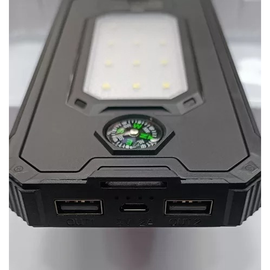 Cargador Portátil Bateria Solar Brújula Aventura 2