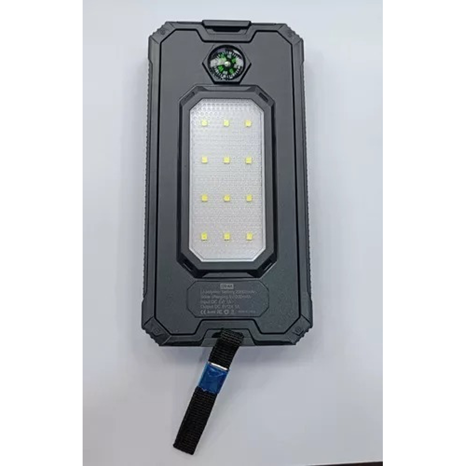 Cargador Portátil Bateria Solar Brújula Aventura 5