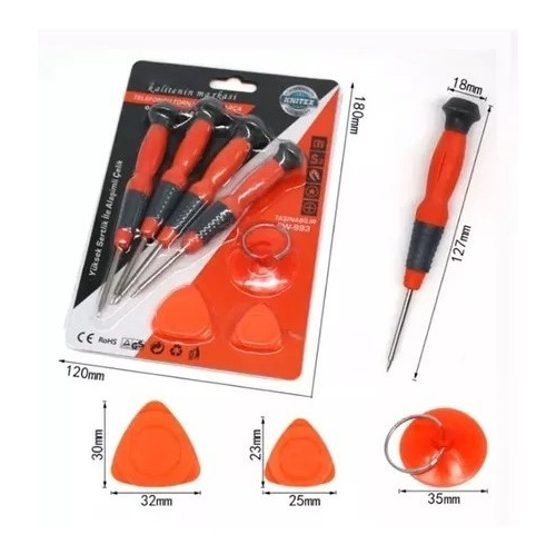 Kit De Destornilladores Para Teléfonos Set X 7 Piezas 1