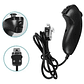 Joystick Para Wii Negro Control Wii Wiimote Mando Wii + Nunchuk - Miniatura 5