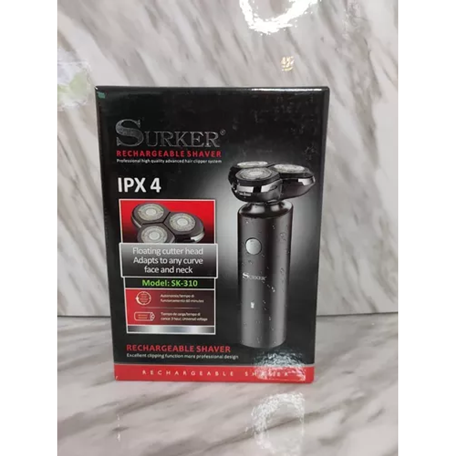 Maquina Para Afeitar Rasurar Recargable Surker Sk-310 2