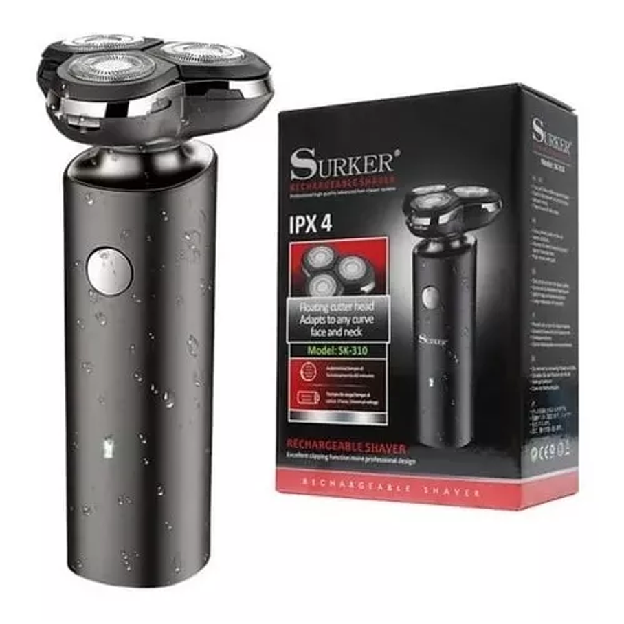 Maquina Para Afeitar Rasurar Recargable Surker Sk-310 7