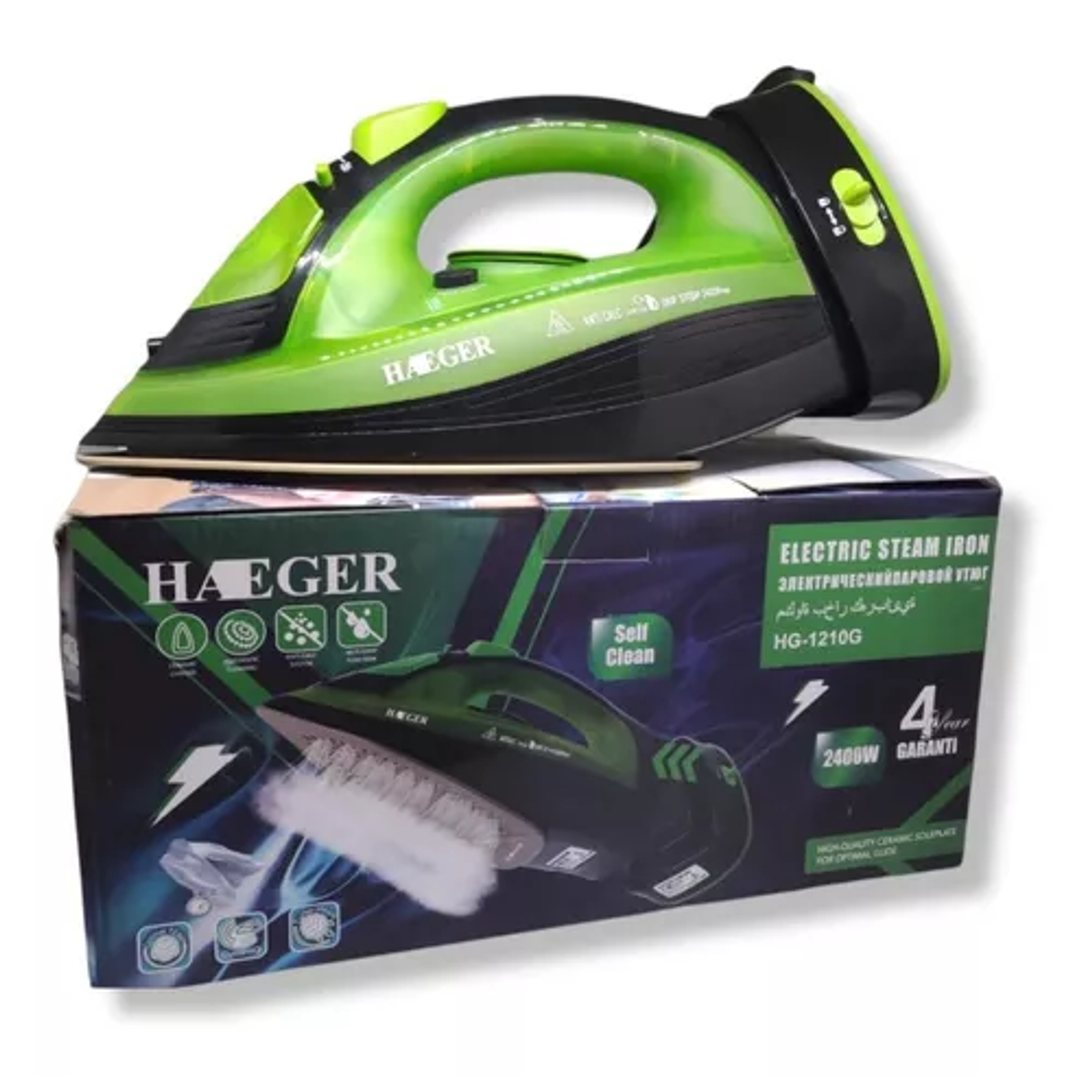 Plancha De Vapor Ajuste 5 Velocidades Carga Inalámbrica 2