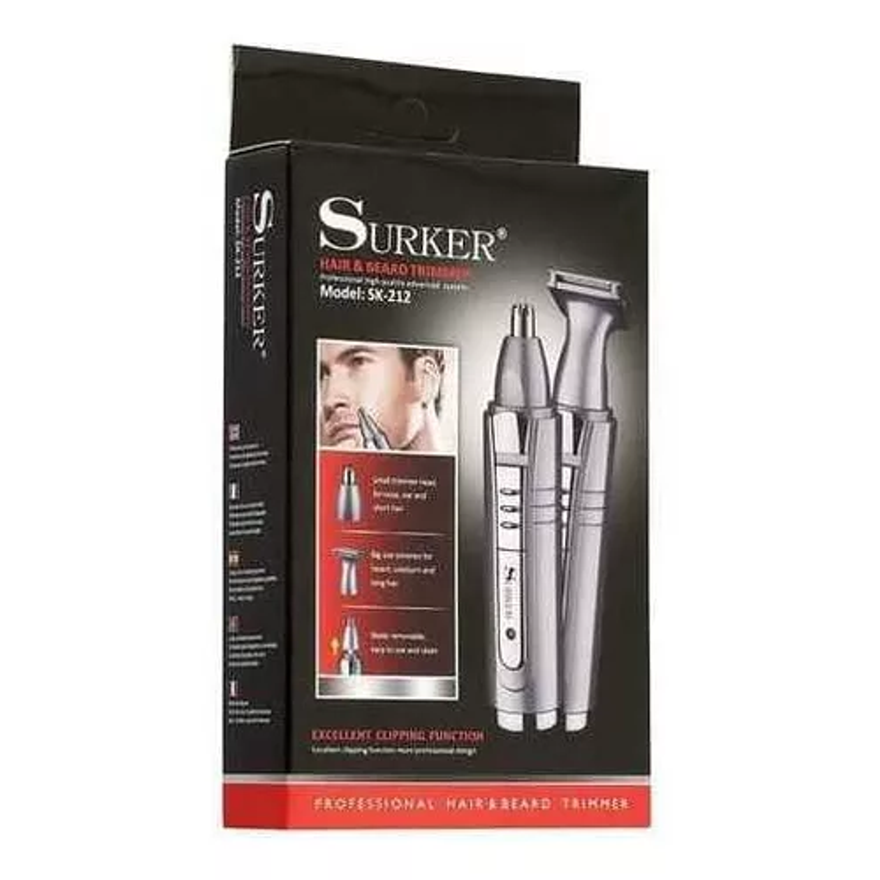 Depiladora Facial Inalambrica 2 En 1 Recargable Orejas Nariz 2