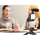 Kit De Grabación Con Micrófono Luz Led Y Soporte Tripode  4