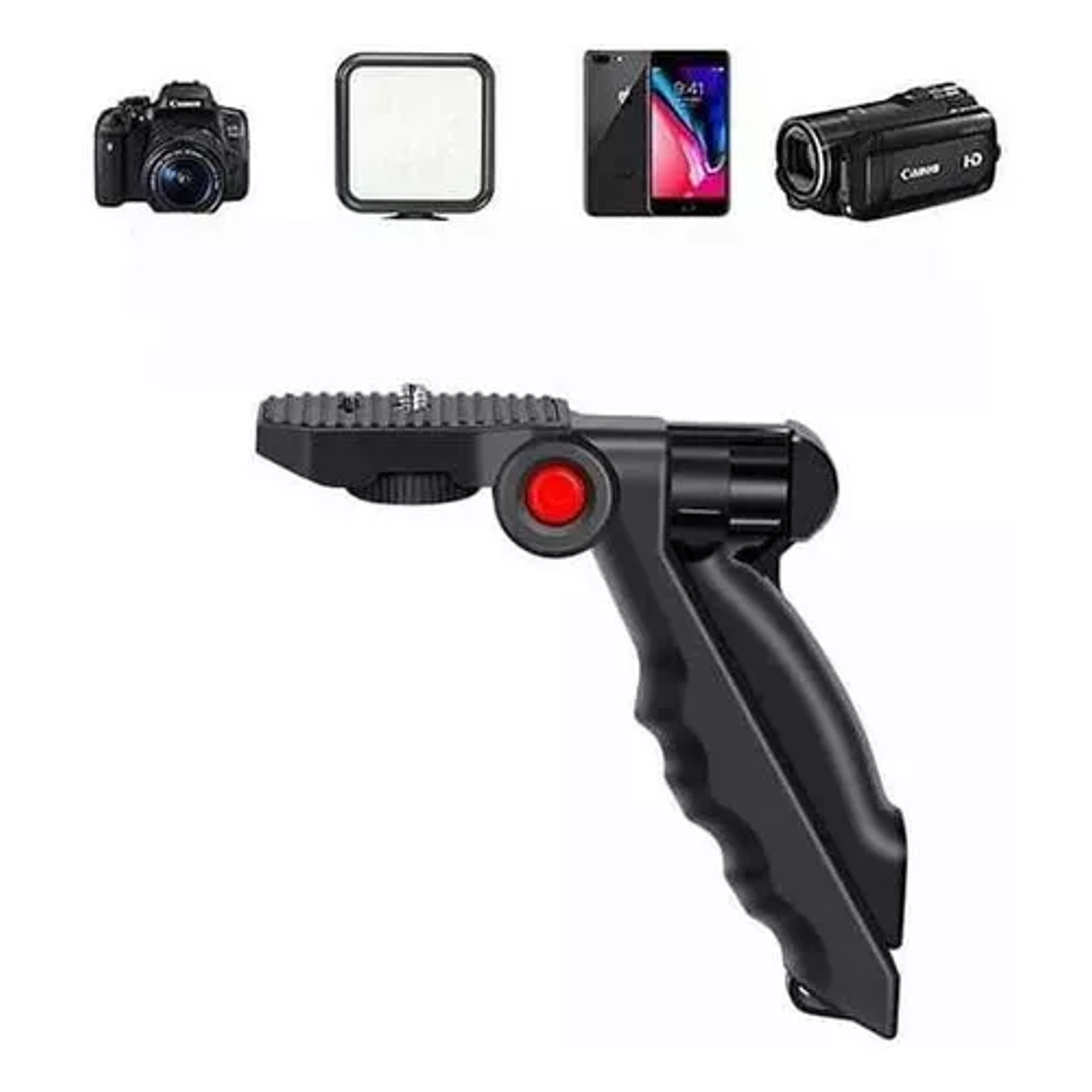 Kit De Grabación Con Micrófono Luz Led Y Soporte Tripode  7