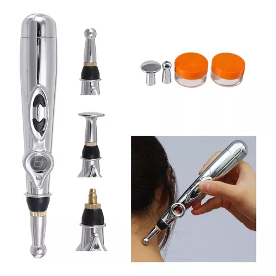 Lapiz Masajeador Acupuntura Portatil Masajeador Electrico 2