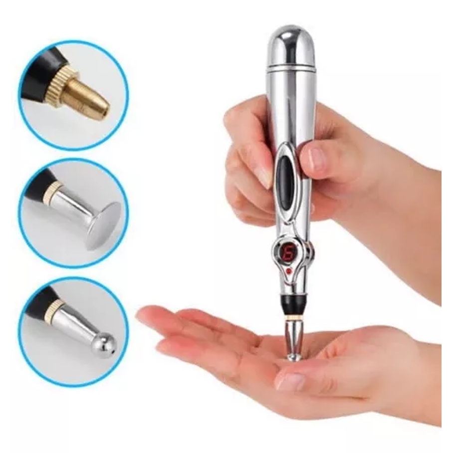 Lapiz Masajeador Acupuntura Portatil Masajeador Electrico 4