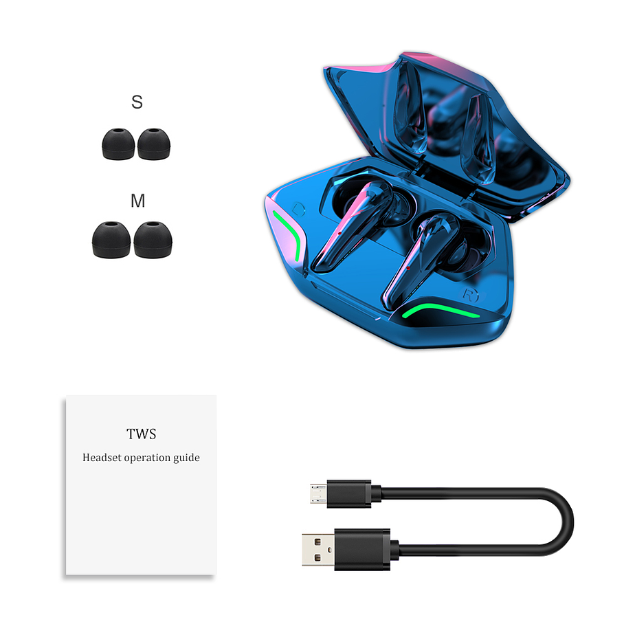 Audifonos Gamer Inalambricos Bluetooth 5.0 Ks08 1