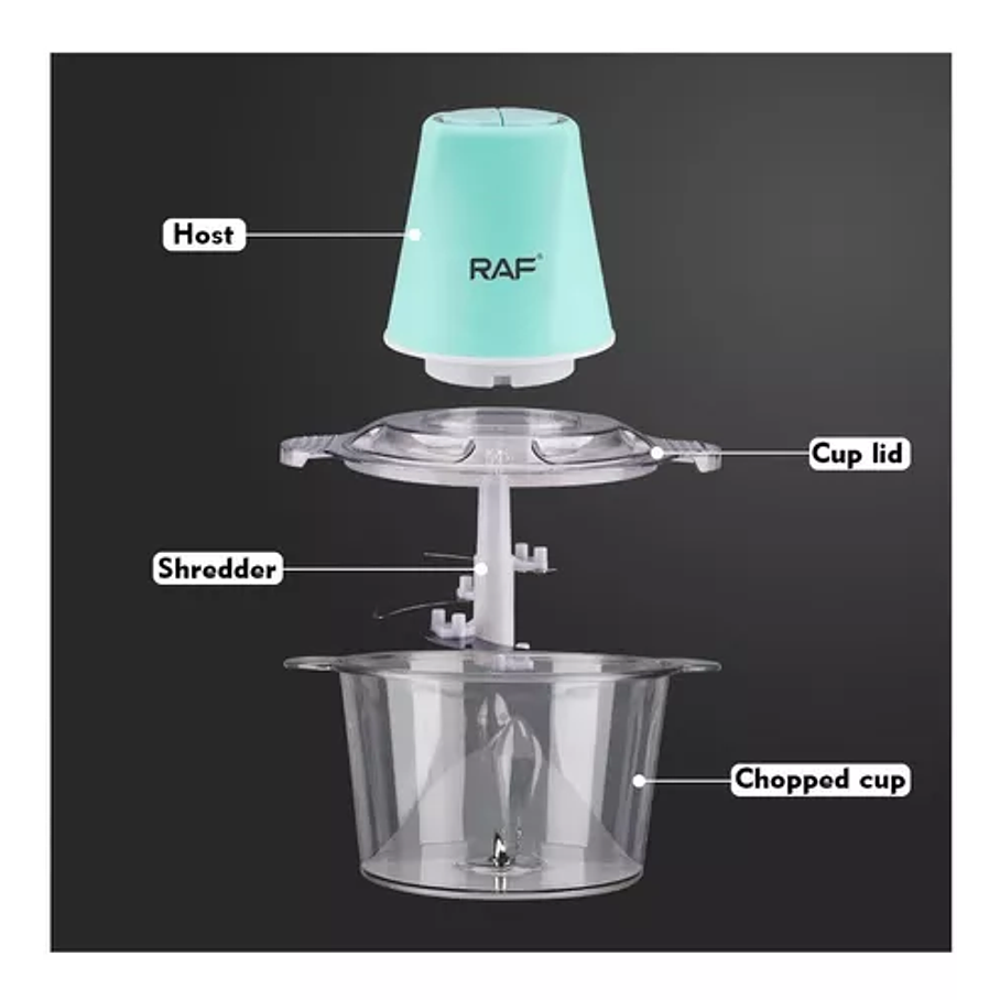 Picadora Procesadora De Alimentos Raf 2 Litros 2